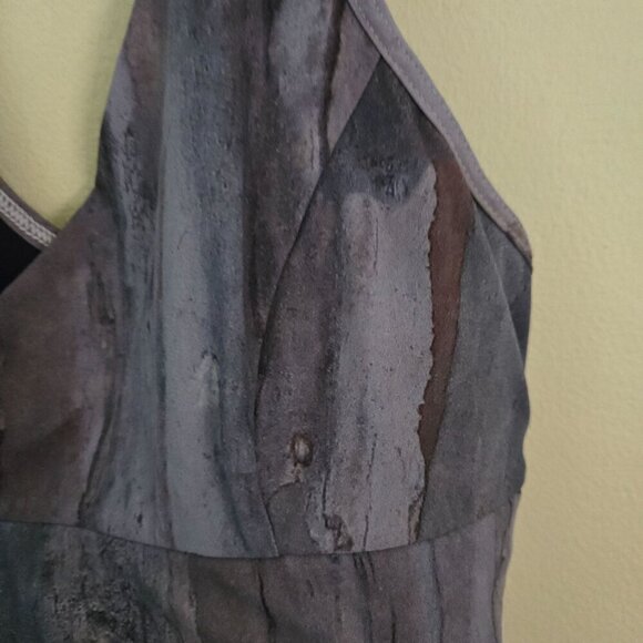 Lululemon Retreat Bra Mini Hazy Horizon Storm Bark Berry/Black Reversible Size 8 - Picture 8 of 9